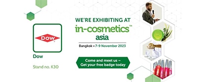 Tradeshow: In-Cosmetics Asia 2023, Bangkok Thailand